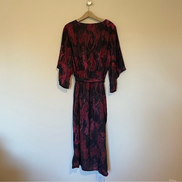 NWT City Chic Garnet Slither Surplice Wrap Dress - Picture 6 of 6